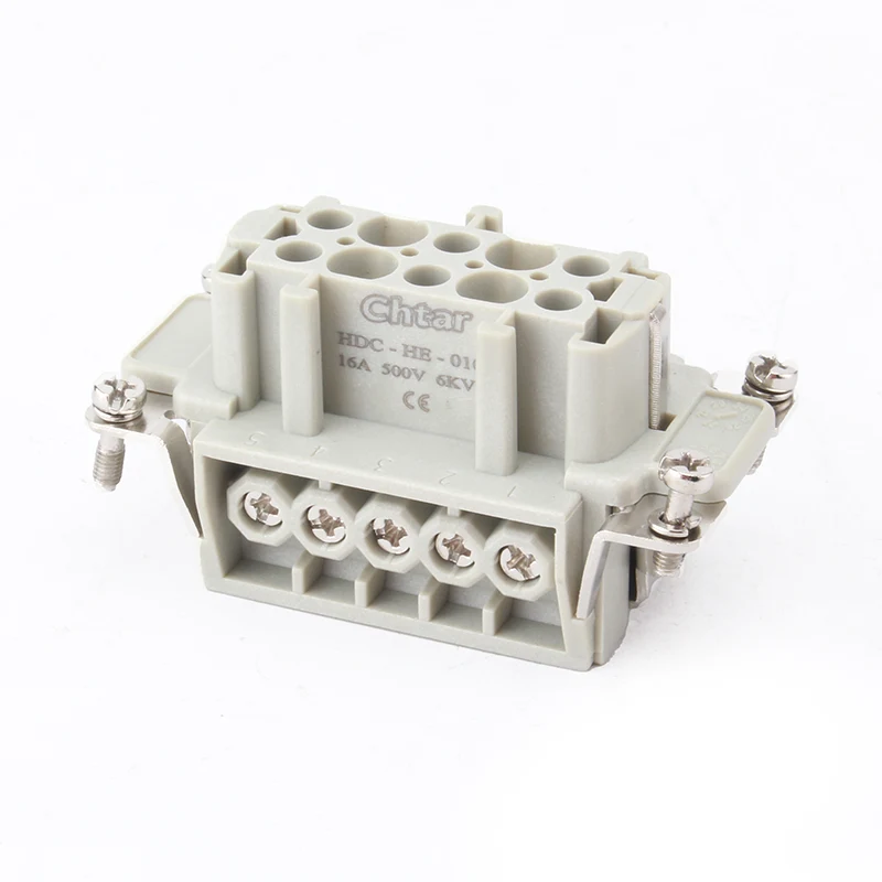 Σύνδεσμος βαρέως τύπου εισαγόμενου 10 ακίδων M/F